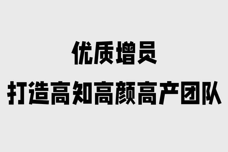 打造高知高顏高產團隊