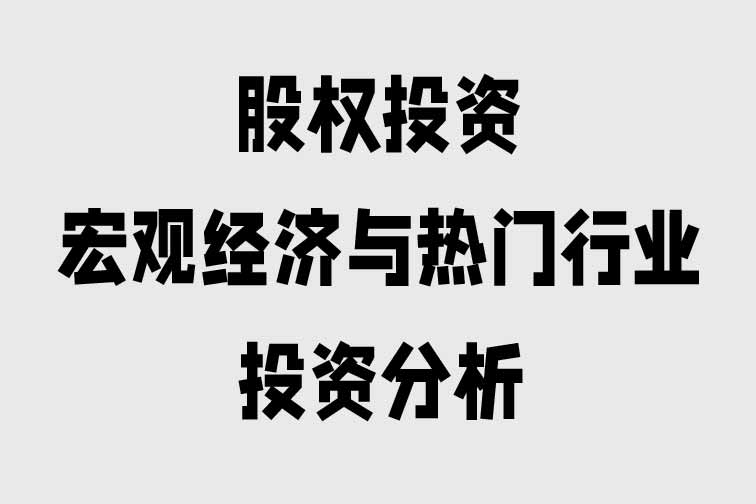 股權投資：宏觀經濟與熱門行業投資分析